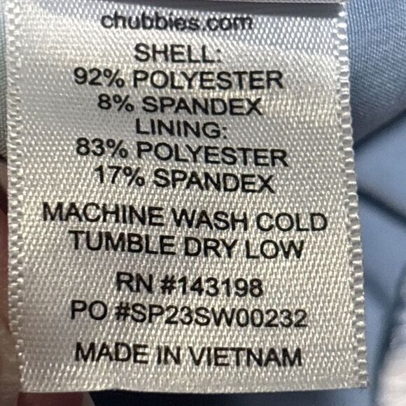 Chubbies Swim Trunks Men's Size Large Floral Reefs Bathing Suit Shorts 5.5" - Picture 14 of 16